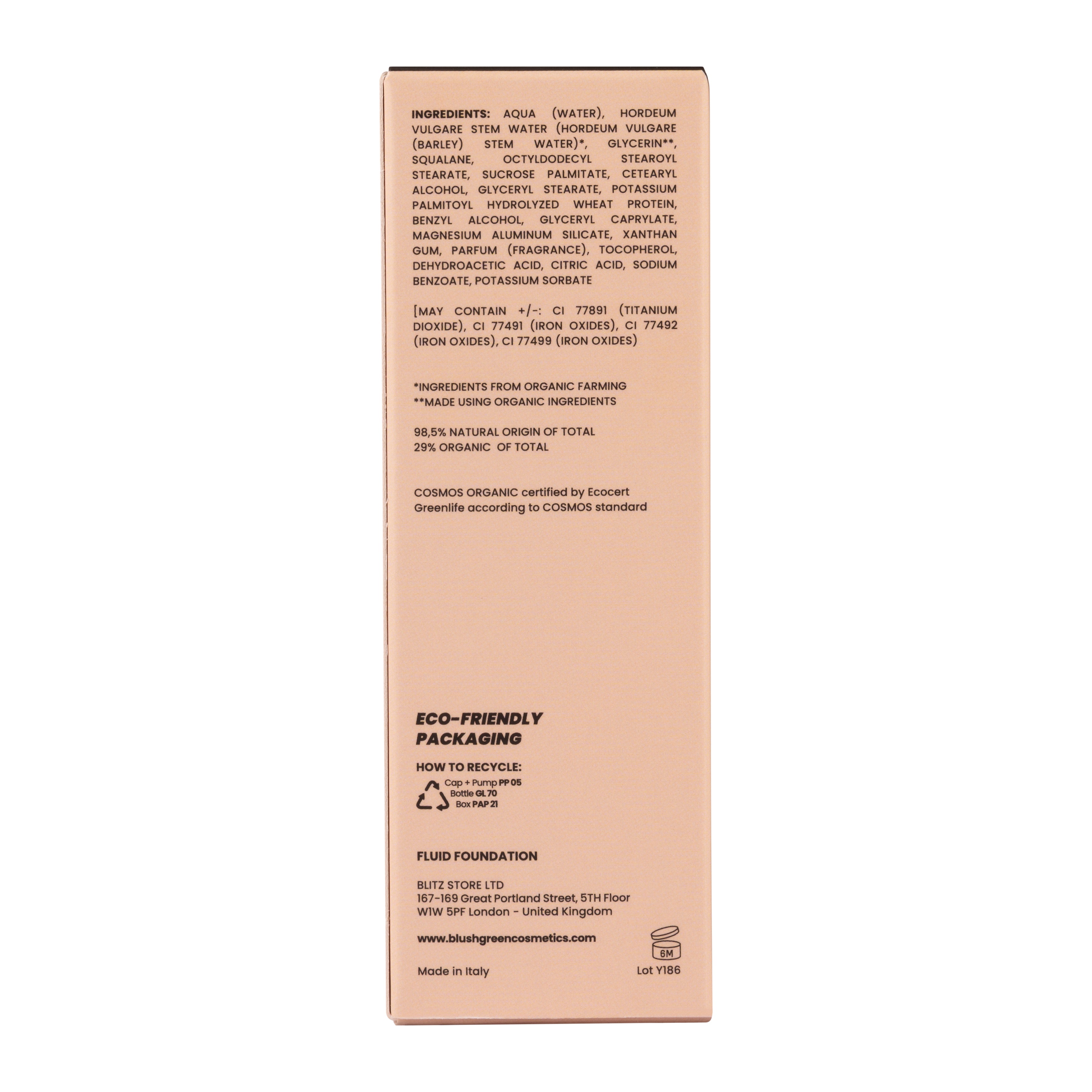 Organic Liquid Foundation Certified