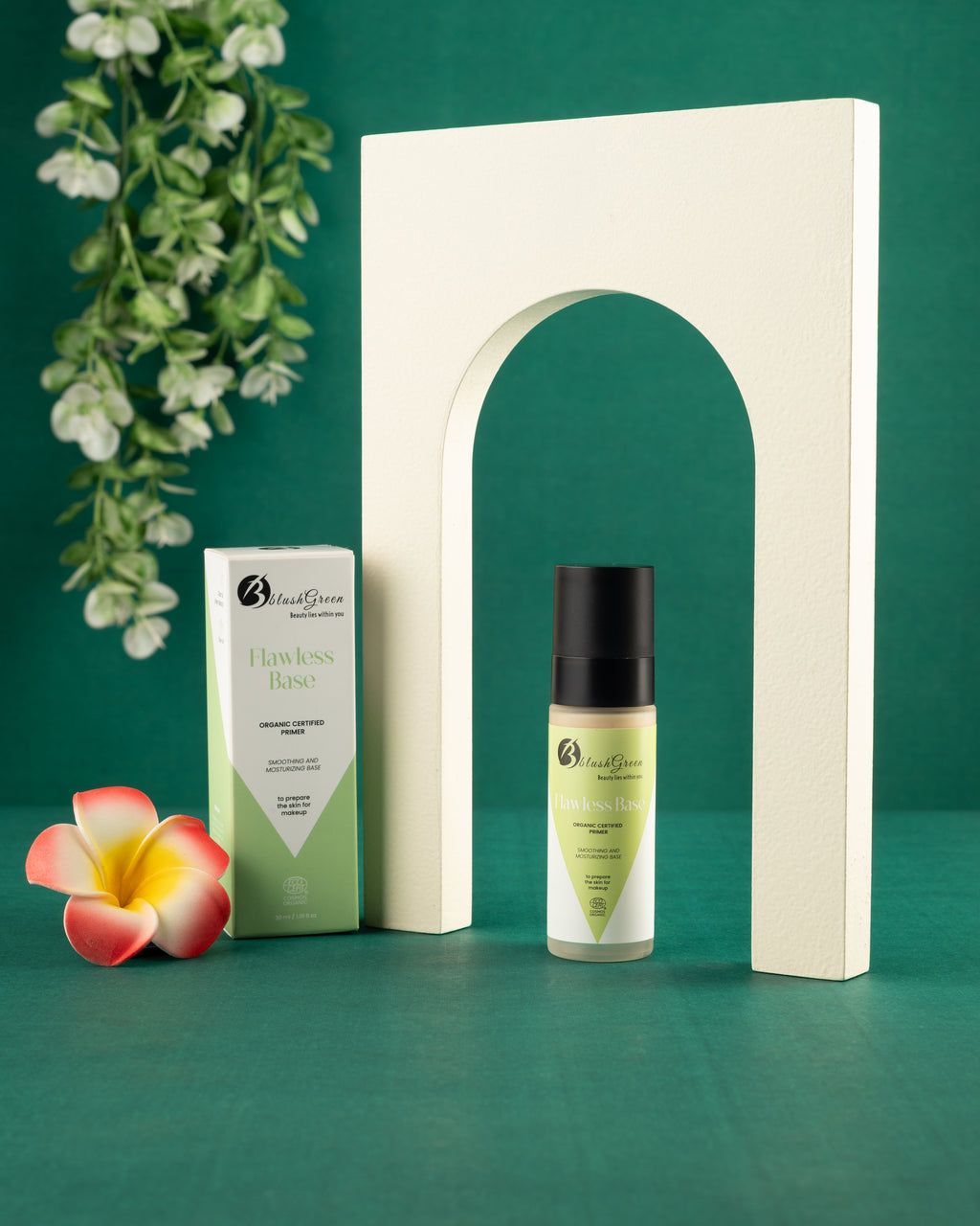 Organic Primer – Certified Natural Makeup Base | Pore-Minimizing, Long-Lasting | Vegan & Cruelty-Free | 30ml
