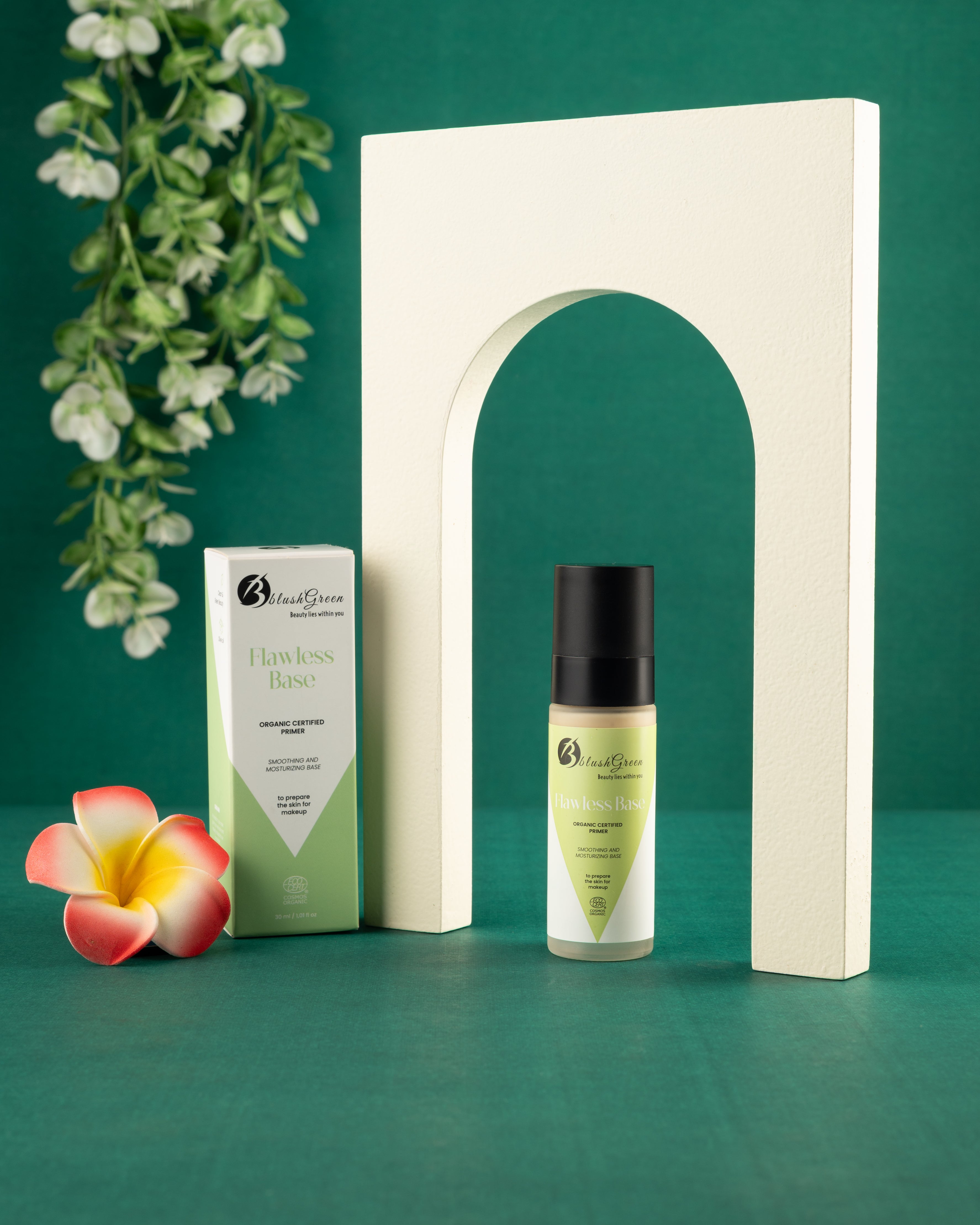 Organic Primer – Certified Natural Makeup Base | Pore-Minimizing, Long-Lasting | Vegan & Cruelty-Free | 30ml